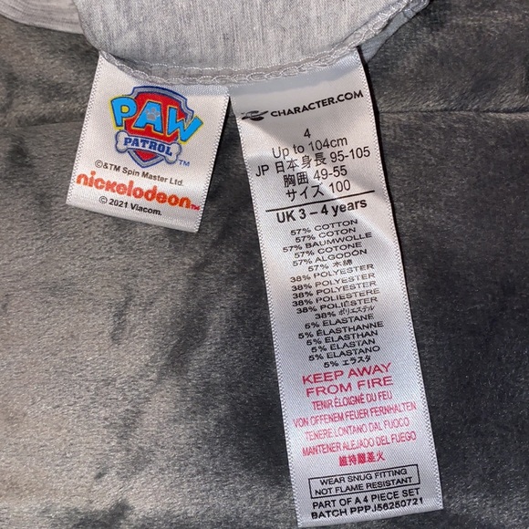 Nickelodeon Paw Patrol pajamas - Picture 4 of 4